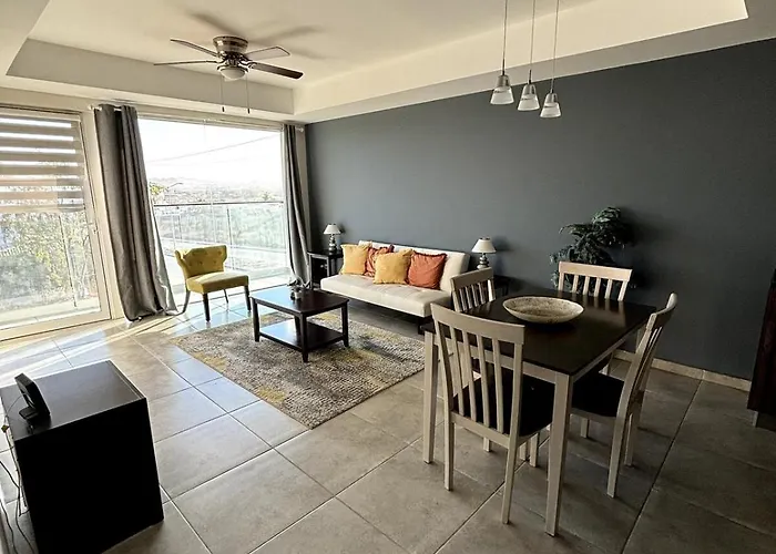 Sunset & Ocean View Beautiful Flat In Tezal -2 Br Appartement